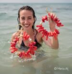 Χειροποιητα Σκουλαρικια Κρικοι με Φυσικα ΚΟΡΑΛΛΙΑ. - Image 4