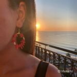 Χειροποιητα Σκουλαρικια Κρικοι με Φυσικα ΚΟΡΑΛΛΙΑ. - Image 6