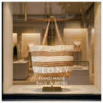 Big raffia summer bag