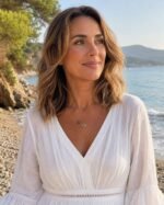 Κολιέ ¨μάτι¨ με ατσάλινη αλυσίδα και χαολίτη - Image 2
