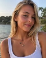 Κολιέ ¨μάτι¨ με ατσάλινη αλυσίδα και χαολίτη - Image 4