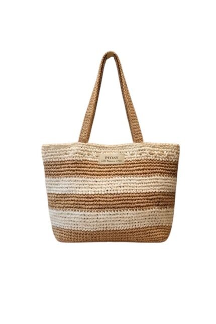 Big raffia summer bag