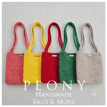 Croshet tote bag various colors