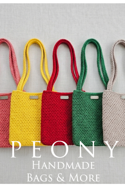 Croshet tote bag various colors