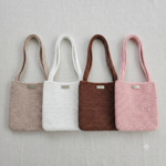 Croshet tote bag various colors