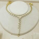 ‘’ Crystal Mirage ‘’ κολιέ με κρύσταλλα χρυσό