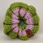 Olive Blossom Scrunchie