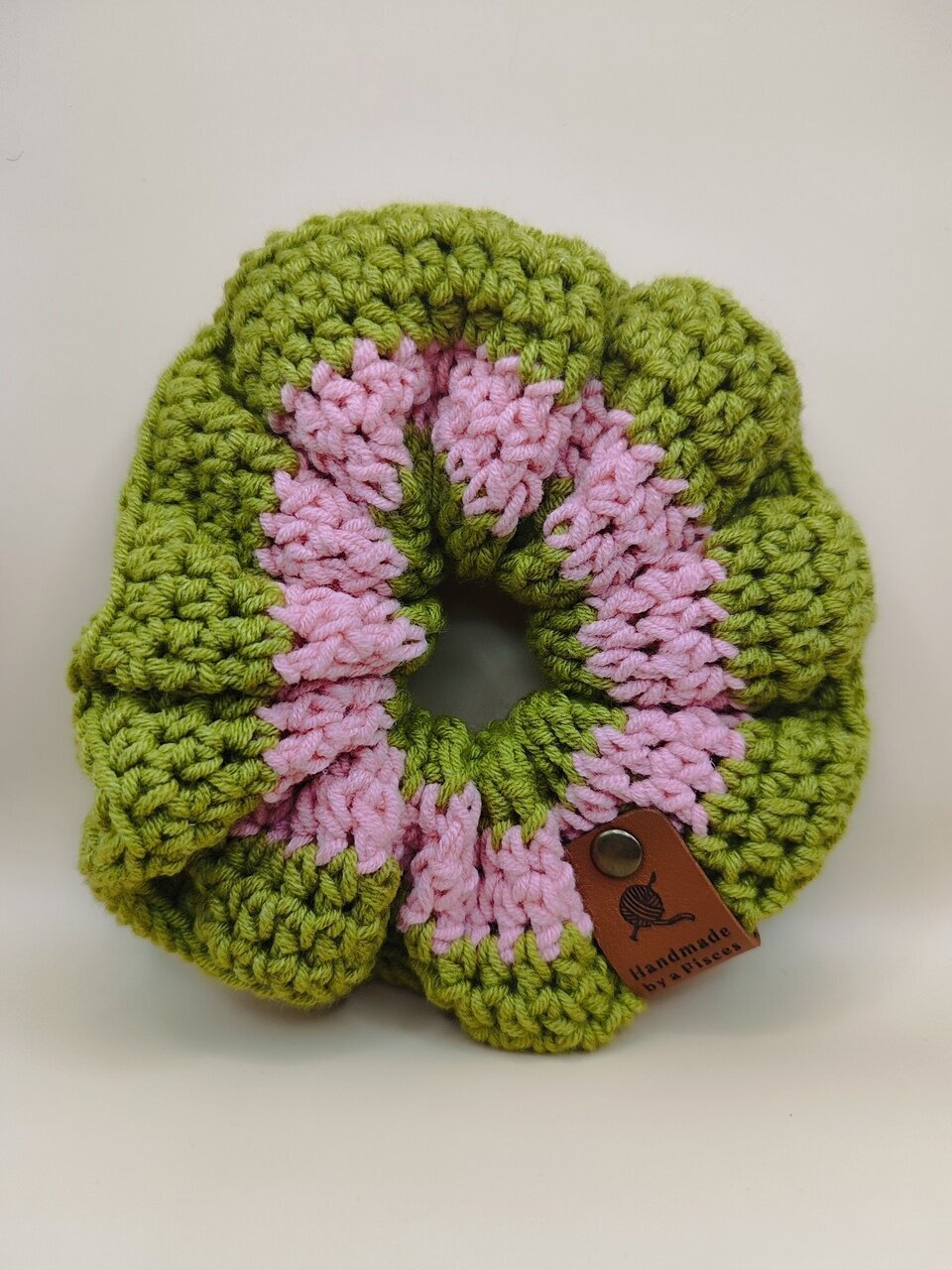 20260623182309_29c53a4e Olive Blossom Scrunchie - Image 1