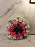Pink Camellia Scrunchie - Image 3