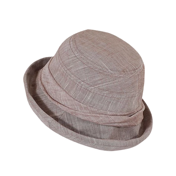 Aly-Καπέλο-Στρογγυλό-Karfil-Hats-Brown Γυναικείο καπέλο Aly Καπέλο Στρογγυλό | Karfil Hats Brown Capelo
