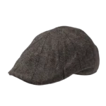 Ανδρικό καπέλο Check Duckbill Τραγιάσκα | Karfil Hats Brown Capelo