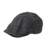 Ανδρικό καπέλο Check Duckbill Τραγιάσκα | Karfil Hats Grey Capelo