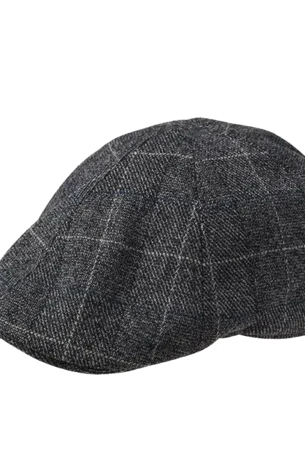 Ανδρικό καπέλο Check Duckbill Τραγιάσκα | Karfil Hats Grey Capelo