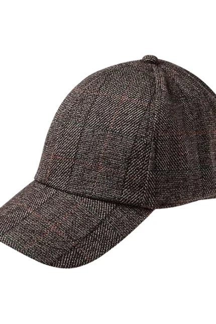 Ανδρικό καπέλο Checker Τζόκεϊ | Karfil Hats Brown Capelo