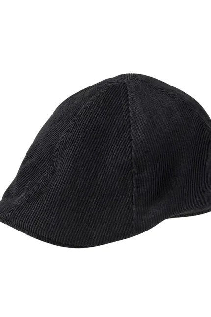 Ανδρικό καπέλο Corduroy Duckbill Τραγιάσκα | Karfil Hats Black Capelo