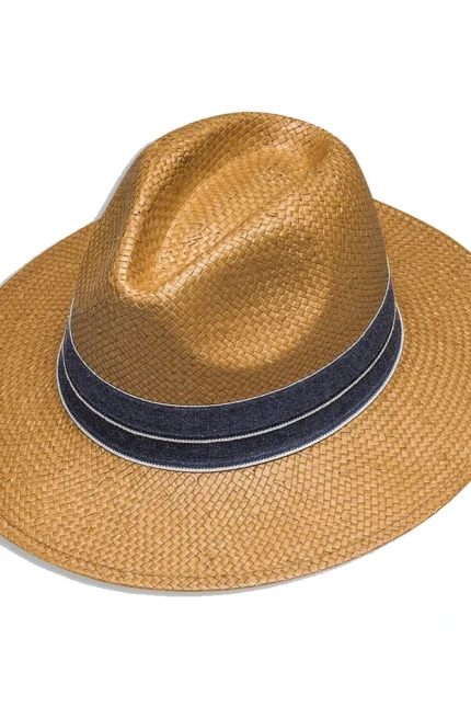 Ανδρικό καπέλο Denim Stripe Cattleman Ρεπούμπλικα | Karfil Hats Camel Capelo
