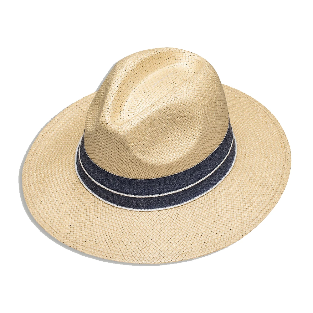 Denim-Stripe-Cattleman-Ρεπούμπλικα-Karfil-Hats-Natural Ανδρικό καπέλο Denim Stripe Cattleman Ρεπούμπλικα | Karfil Hats Natural Capelo