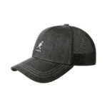 Ανδρικό καπέλο baseball Distressed Cotton Mesh Baseball | Kangol Black Capelo