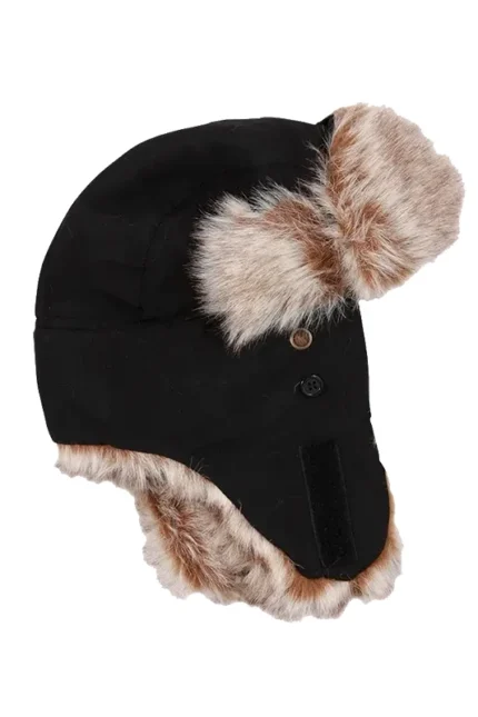 Γυναικείο καπέλο Fouty Eskimo Σκούφος | Karfil Hats Black Capelo