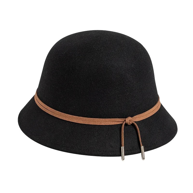 Geller-Στρογγυλό-Καπέλο-Karfil-Hat-Black Γυναικείο καπέλο Geller Στρογγυλό Καπέλο | Karfil Hat Black Capelo