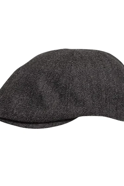 Ανδρικό καπέλο Hoggan Τραγιάσκα | Karfil Hats Black Capelo