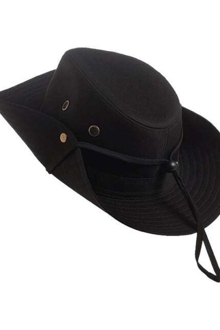 Ανδρικό καπέλο Safari Καουμπόι | Κarfil Hats Black Capelo