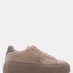 Γυναικεία sneakers Sneakers με Διακοσμητικό Strass – Μπεζ-Σκούρο LUIGI