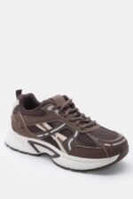 Γυναικεία sneakers Sneakers σε Συνδυασμό Χρωμάτων – Καφέ Σκούρο LUIGI – εικόνα 4