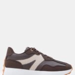 Γυναικεία sneakers Sneakers σε Συνδυασμό Χρωμάτων – Καφέ Σκούρο LUIGI