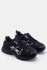 Γυναικεία sneakers Sneakers σε Συνδυασμό Χρωμάτων – Μαύρο LUIGI – εικόνα 3