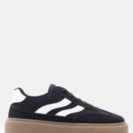 Γυναικεία sneakers Sneakers σε Συνδυασμό Χρωμάτων & Υλικών – Μαύρο LUIGI