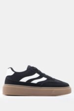 Γυναικεία sneakers Sneakers σε Συνδυασμό Χρωμάτων & Υλικών – Μαύρο LUIGI