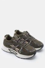 Γυναικεία sneakers Sneakers σε Συνδυασμό Χρωμάτων – Χακί LUIGI – εικόνα 3