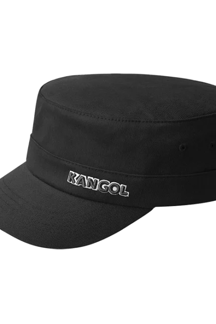 Ανδρικό καπέλο Twill Army Τζόκεϊ | Kangol Black Capelo