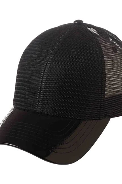 Ανδρικό καπέλο Vinyl Τζόκεϊ | Karfil Hats Black Capelo