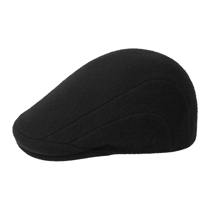 Wool-507-Τραγιάσκα-Kangol-Black Ανδρικό καπέλο Wool 507 Τραγιάσκα | Kangol Black Capelo