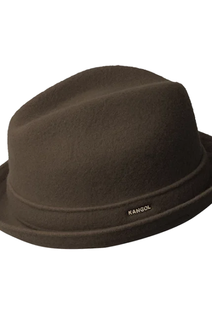 Ανδρικό καπέλο Wool Player Καβουράκι | Kangol Brown Capelo