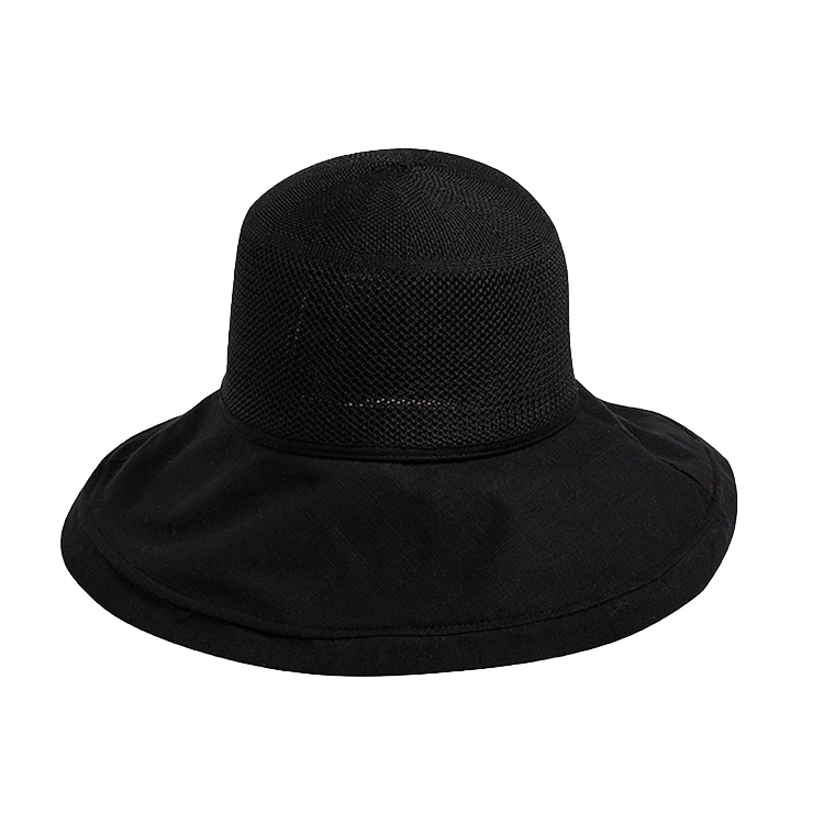Zilliet-Καπέλο-Ηλίου-Karfil-Hats-Black Γυναικείο καπέλο Zilliet Καπέλο Ηλίου | Karfil Hats Black Capelo