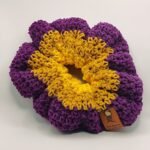 Golden Amethyst Scrunchie