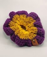 Golden Amethyst Scrunchie