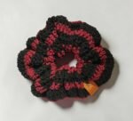 Black Dahlia Scrunchie
