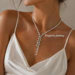 ‘’ Crystal Mirage ‘’ κολιέ με κρύσταλλα ασημί
