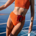 Μαγιό Bikini Aster Orange Crinkle ρούχο της Zebras & Libras – εικόνα 4