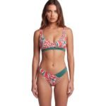 Μαγιό Bikini Bella Floral/Green ρούχο της Zebras & Libras
