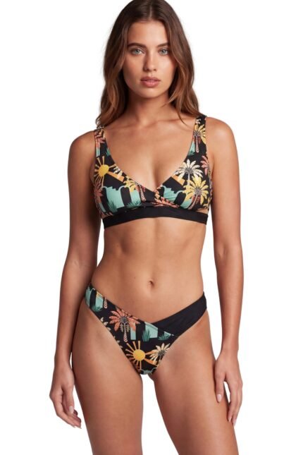 Μαγιό Bikini Bella Palms/Black ρούχο της Zebras & Libras