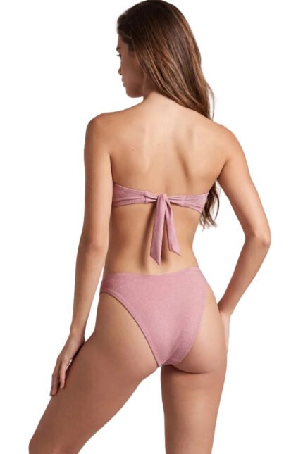 Μαγιό Bikini Isabella Shiny Pink ρούχο της Zebras & Libras – εικόνα 2