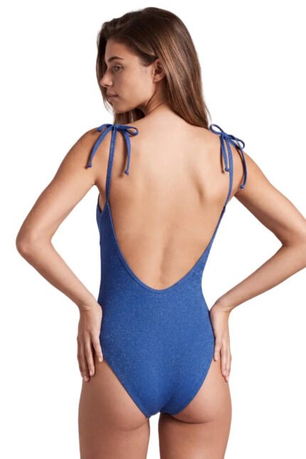 Ολόσωμο Μαγιό Alyssa Shiny Royal Blue ρούχο της Zebras & Libras – εικόνα 2