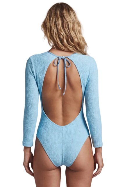 Ολόσωμο Μαγιό Joli Light Blue Crinkle ρούχο της Zebras & Libras – εικόνα 2