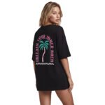 T-Shirt Palm Oversized Black ρούχο της Zebras & Libras