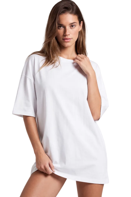 T-shirt Palm Oversized White ρούχο της Zebras & Libras – εικόνα 2